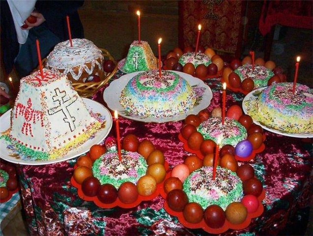 Обряд освящения пасхальной пищи. 19 апреля 2014г. 13..00 часов.